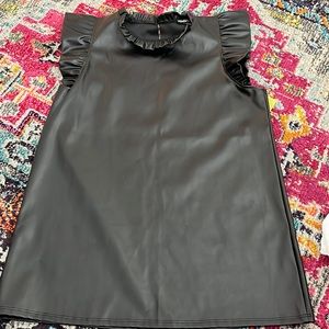 Leather dress
